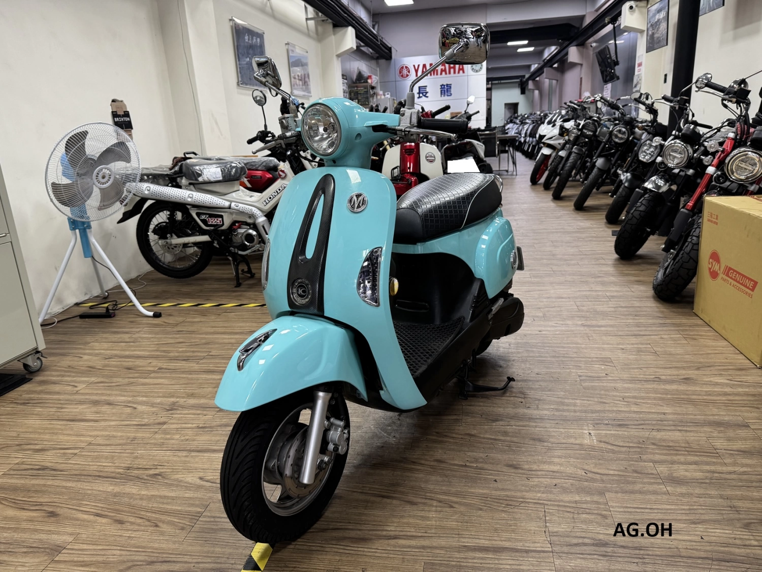 Husqvarna MANY 110 水鑽 中古二手機車 110cc 2017款